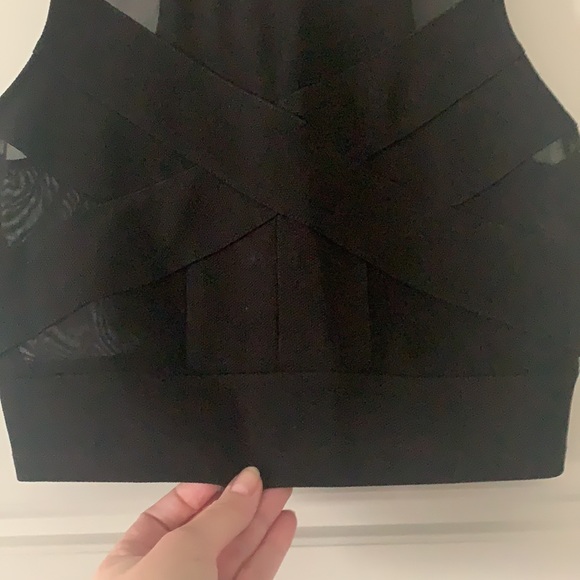 Urban Outfitters Sparkle and Fade mesh crop top - Picture 3 of 6